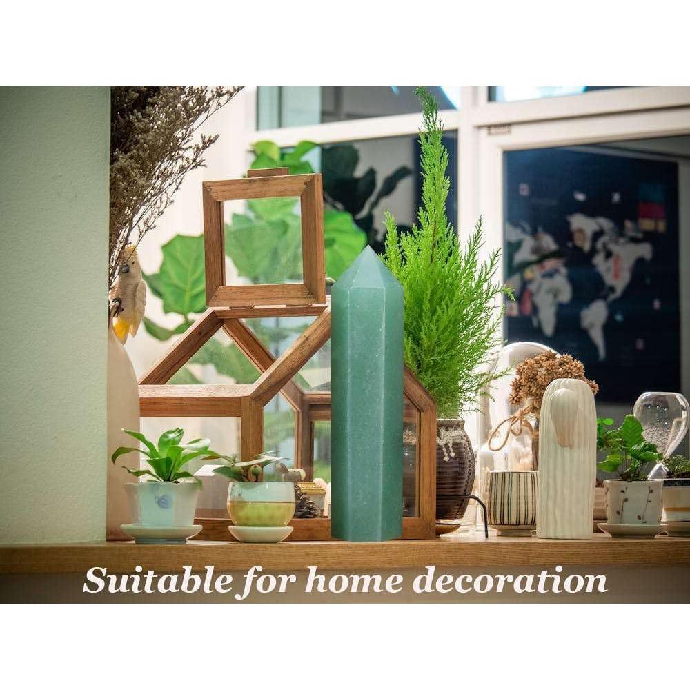 Varita de Cristal Aventurina Verde Laidanla 10.16 cm Pulida