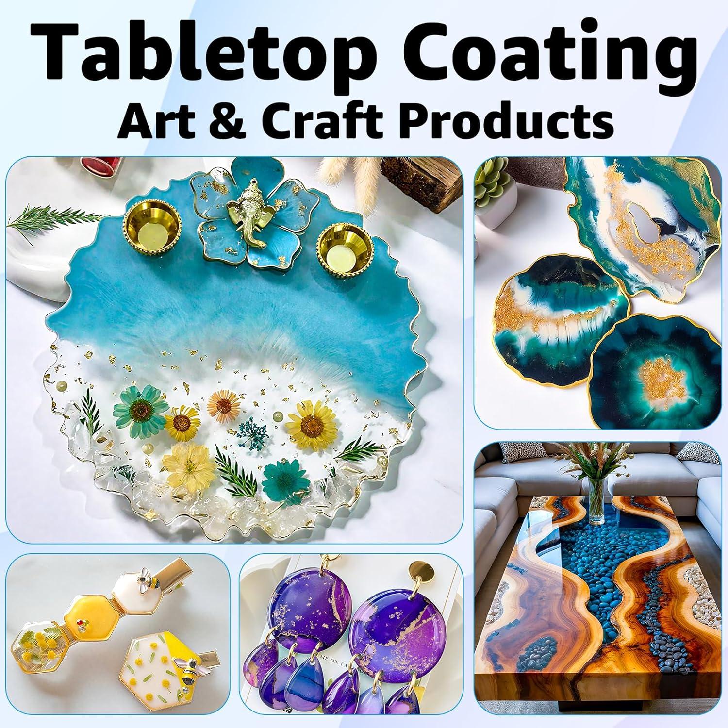 Kit de Resina Epóxica Teexpert 3.79L Autonivelante y Brillante