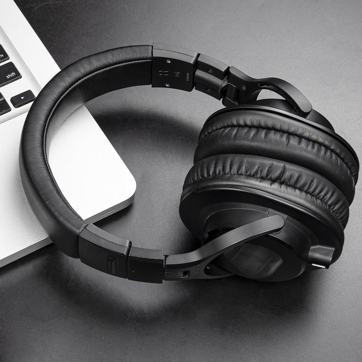 Funda de Diadema SOULWIT para Auriculares Audio Technica ATH M40/M40X - Negro