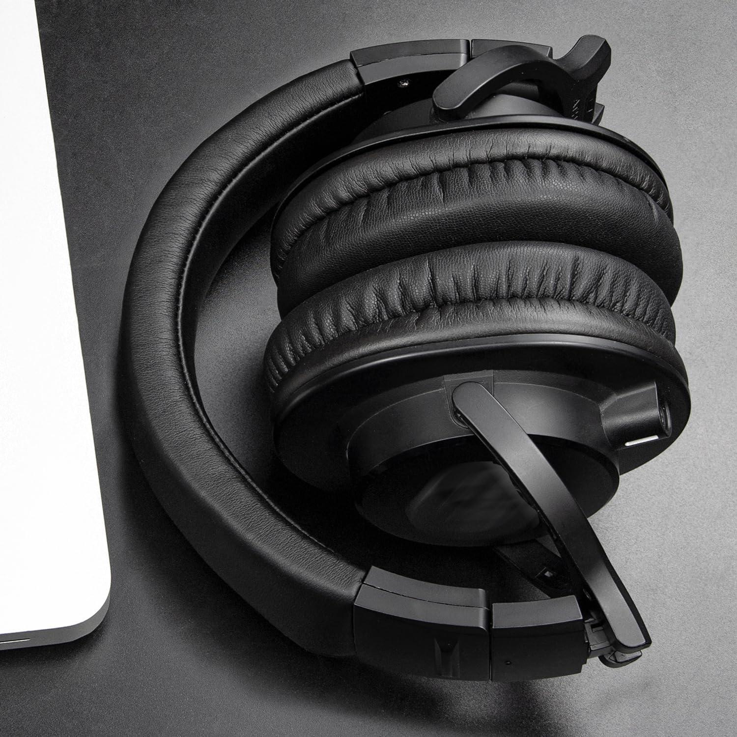 Funda de Diadema SOULWIT para Auriculares Audio Technica ATH M40/M40X - Negro