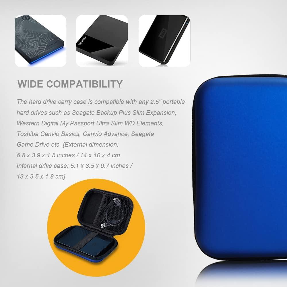 Funda de Transporte para Disco Duro DUMEALAGR Azul Oscuro