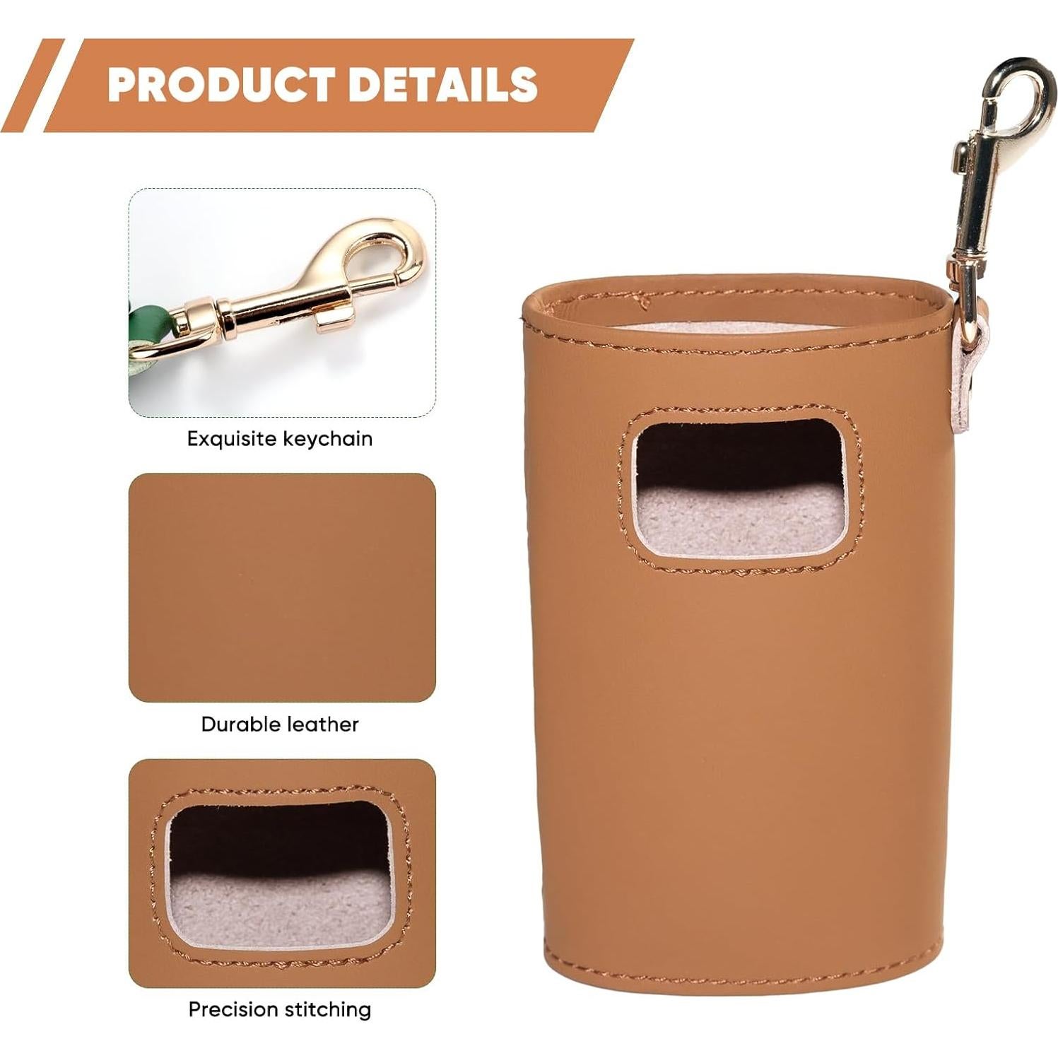 Funda de Cuero DITNAPY para Frasco Stanley 236ml con Embudo