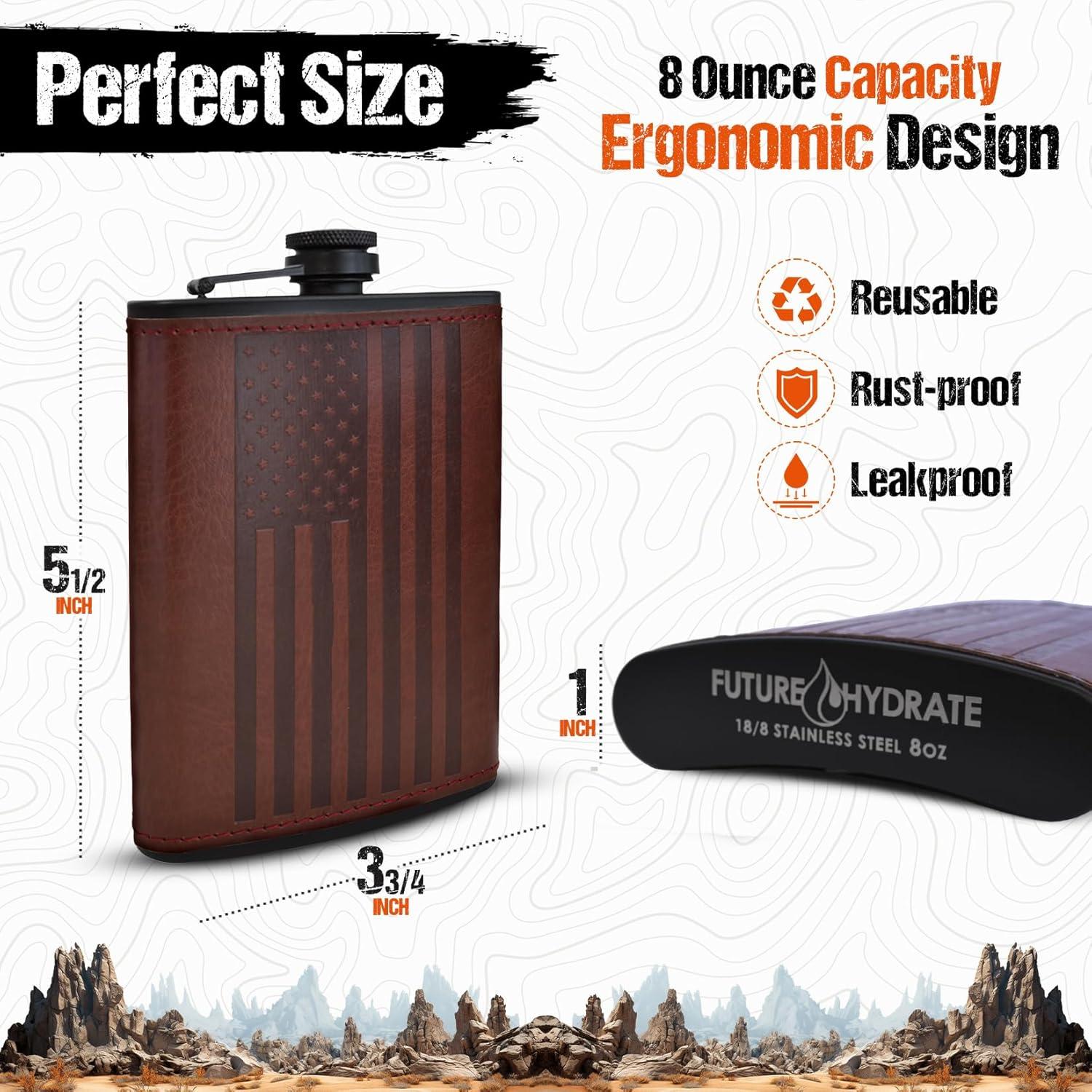 Frasco de Licor de Acero Inoxidable 240ml - Future Hydrate