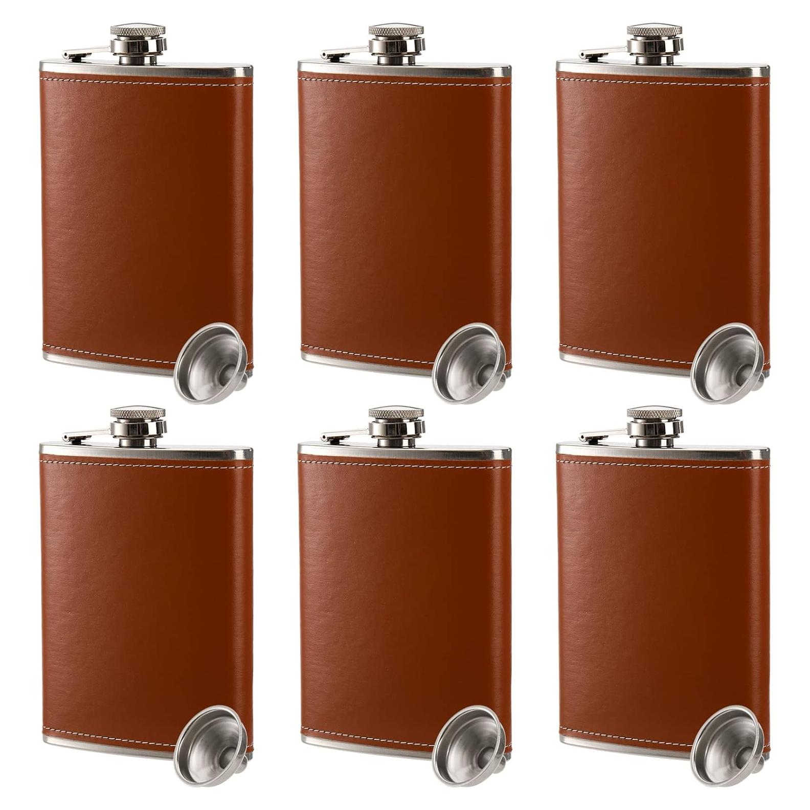 Frasco de Cadera Suwimut 240ml Acero Inoxidable Marrón