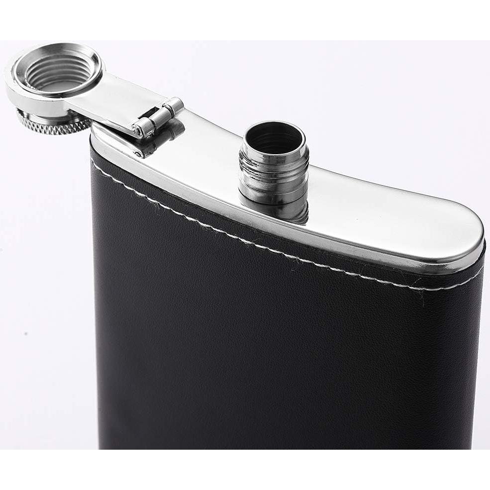 Frasco para Licor YWQ 237ml Acero Inoxidable con Embudo