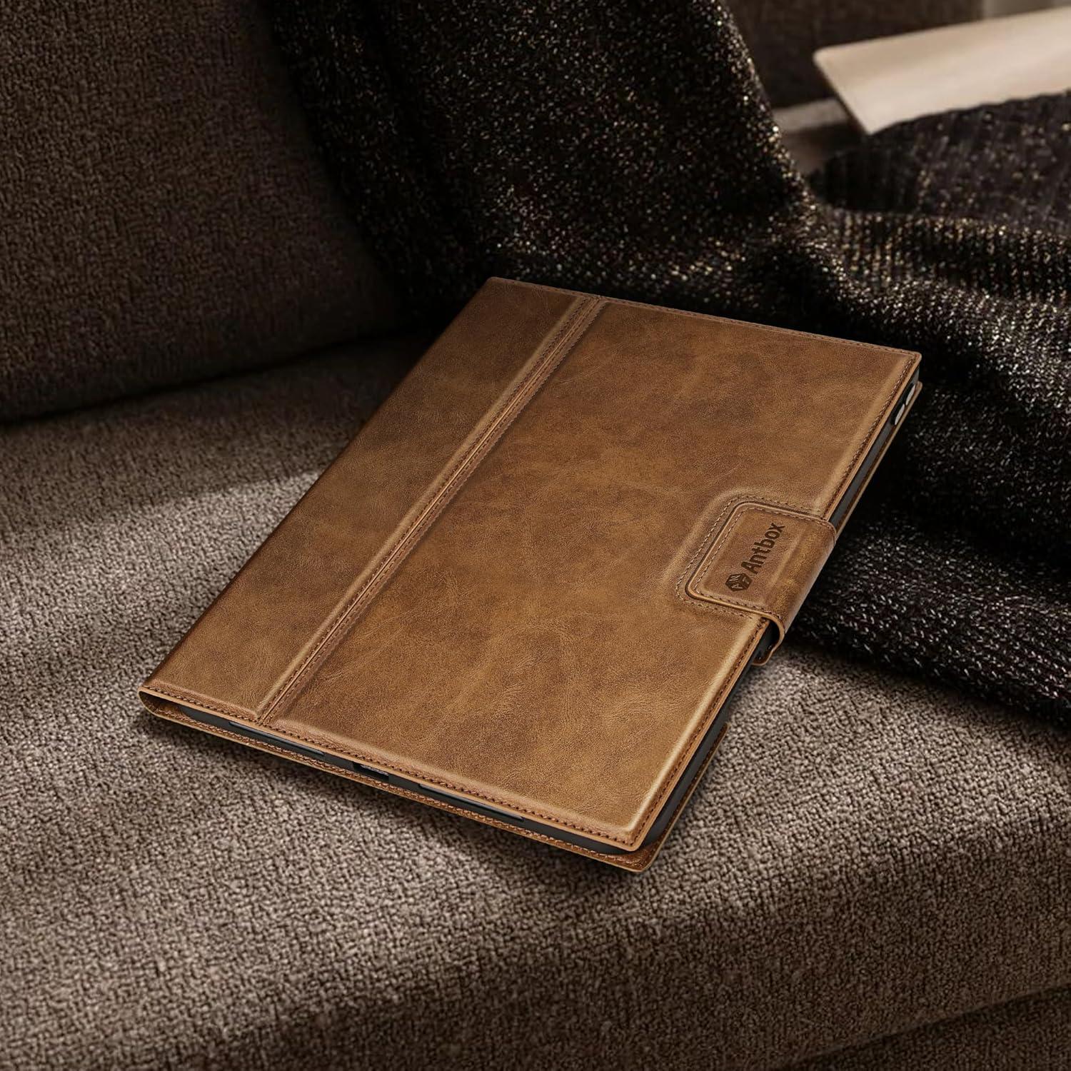 Funda Antbox para iPad 11" y 10.9" Cuero Vegano Marrón