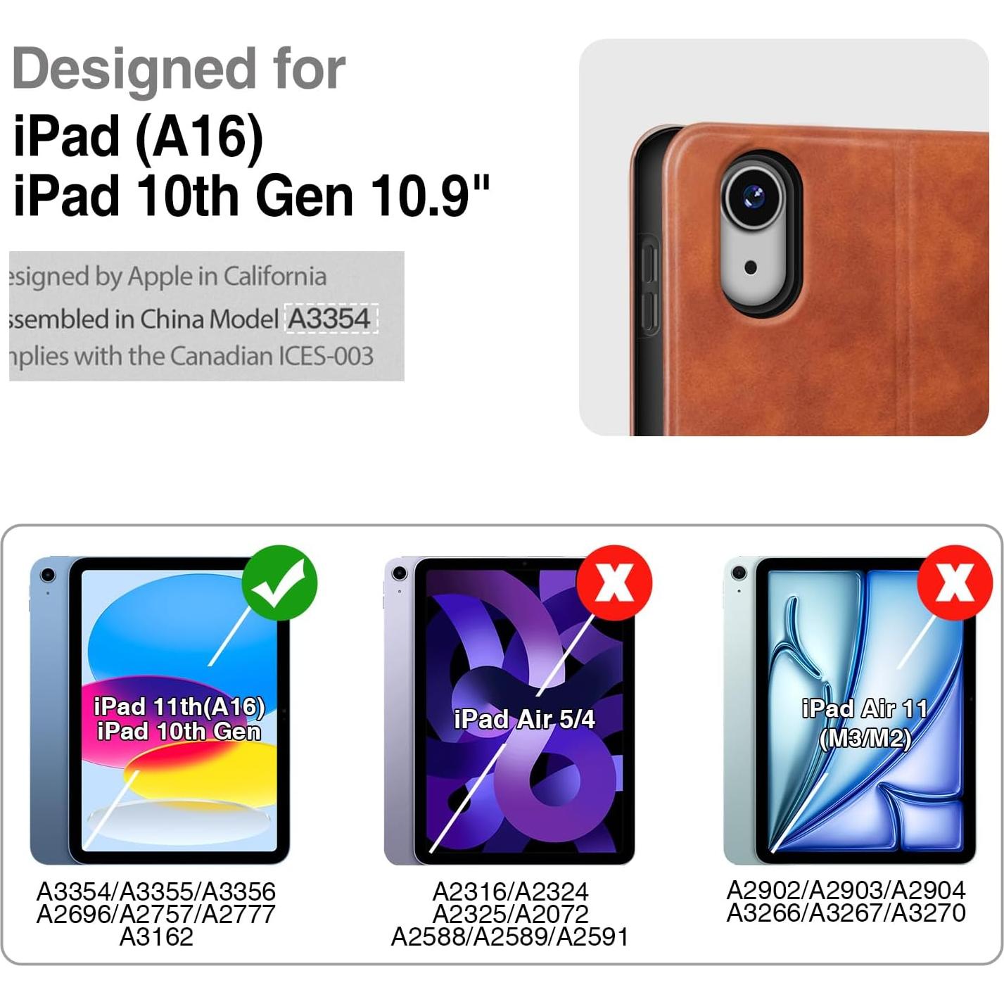 Funda Antbox para iPad 11" (A16) y 10.9" 2022 con Soporte Lápiz