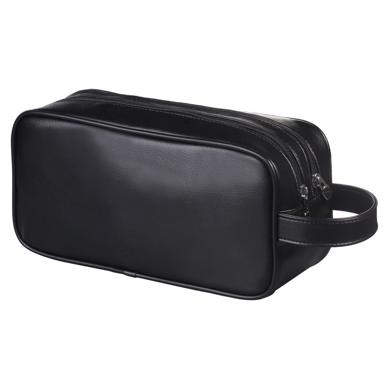 Bolsa de Aseo de Viaje HappyDavid Negra para Hombres 29.2x14cm