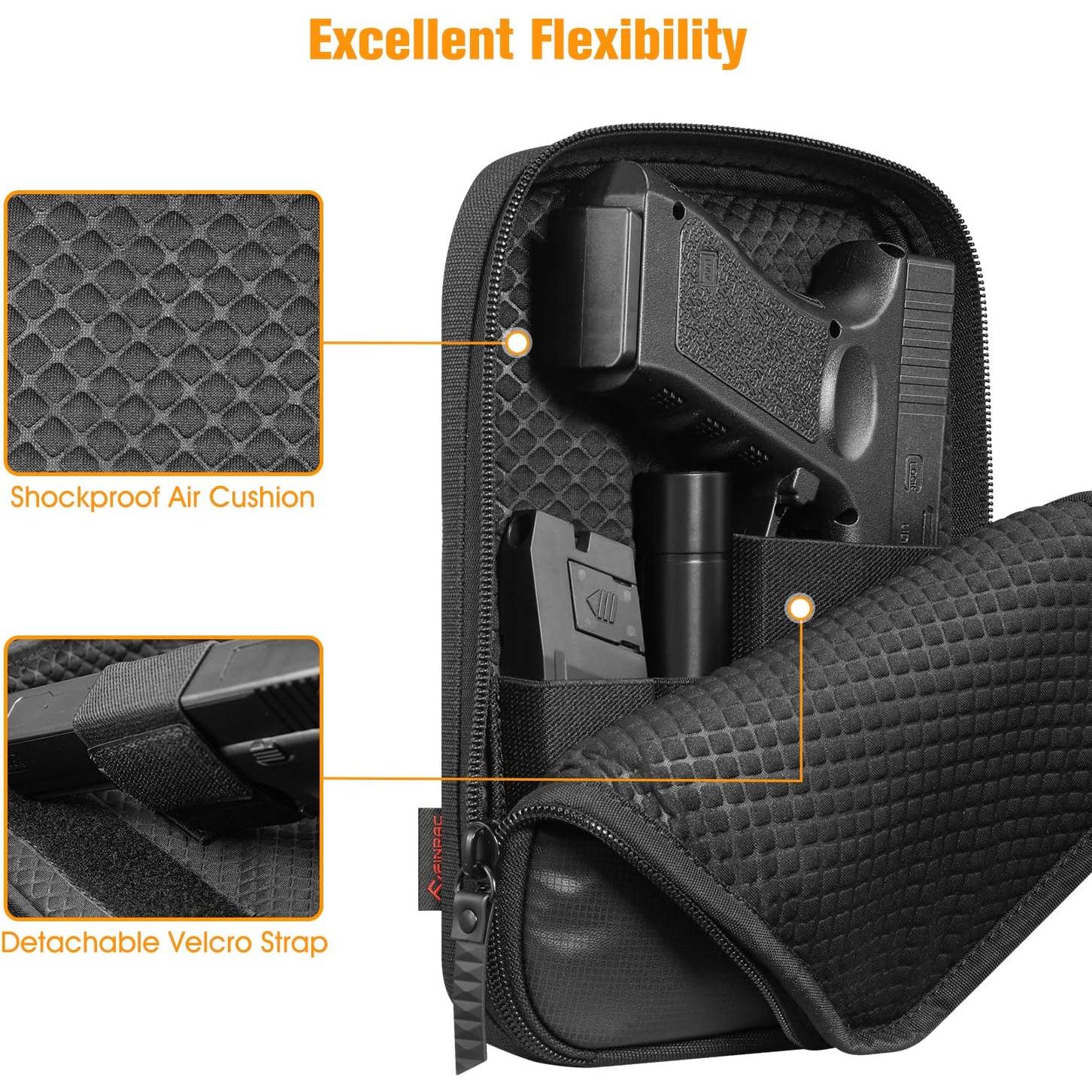Bolsa de Transporte Oculta FINPAC para Armas - Negro