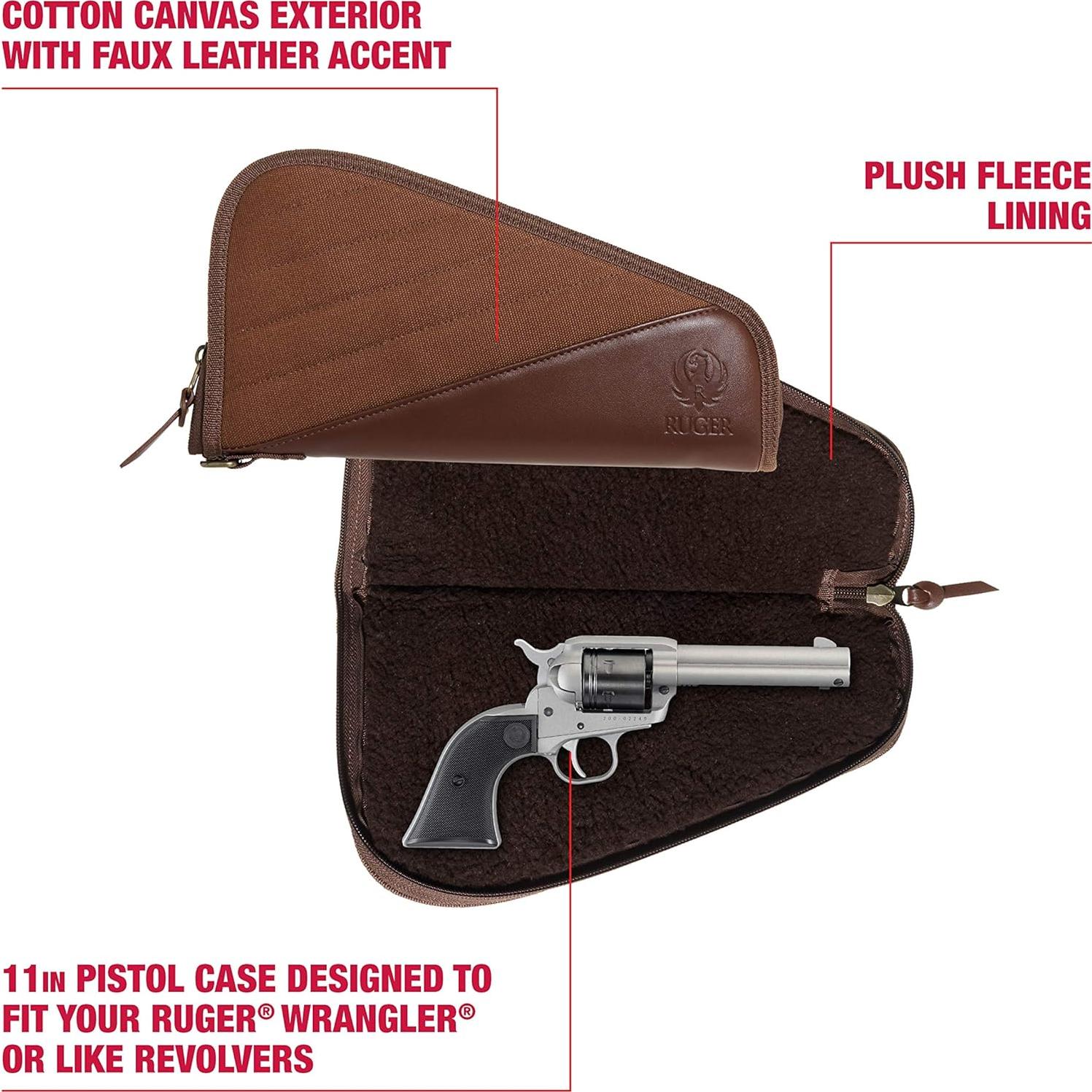 Funda de Revólver de Cuero Allen para Ruger Wrangler 27.3cm
