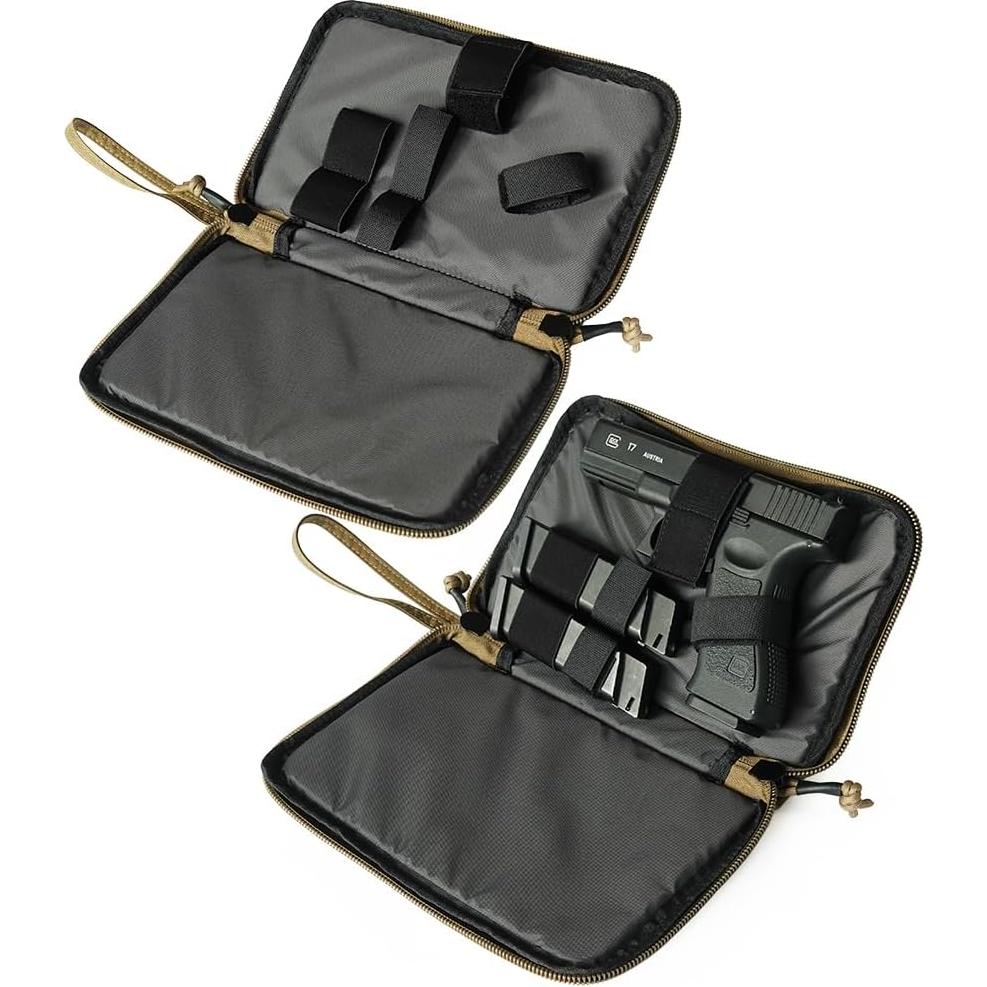 Paquete de 2 Fundas de Pistola Suaves DUOLUDA Dh237 Caqui