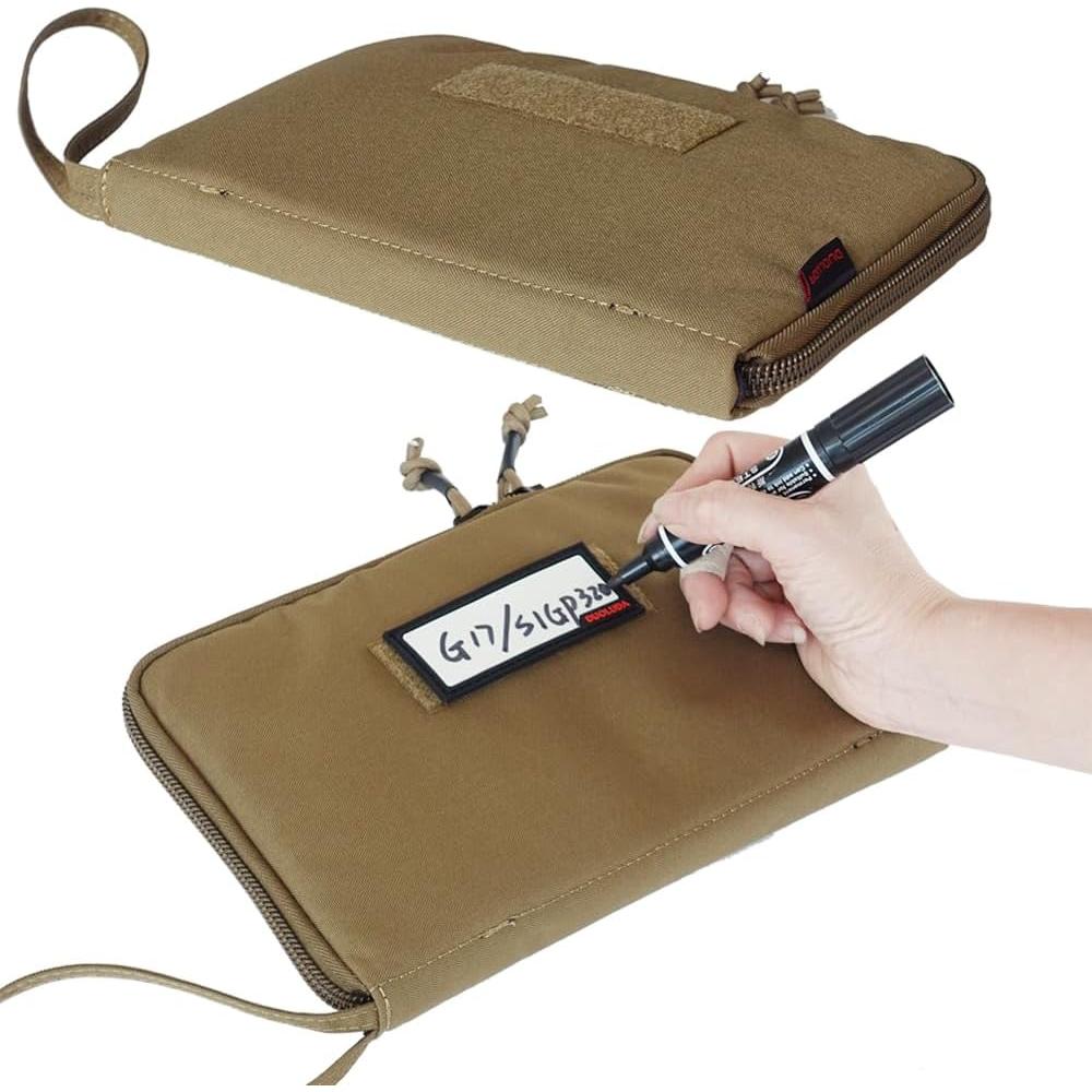 Paquete de 2 Fundas de Pistola Suaves DUOLUDA Dh237 Caqui