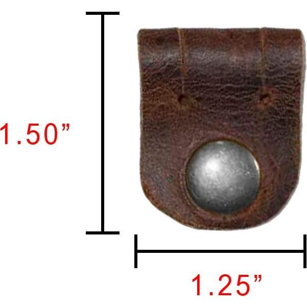 Organizador de Cuerda de Cuero Hide & Drink - 3 Piezas - Marrón