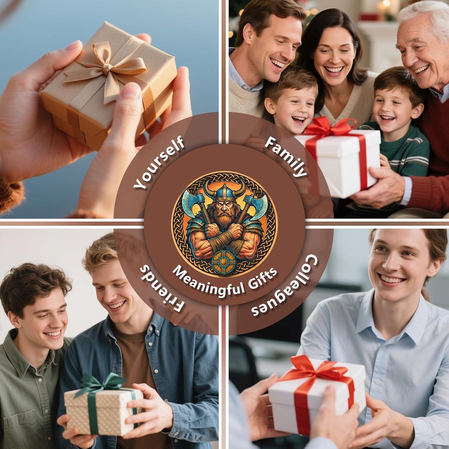 Moneda de Desafío 3D Vikinga Leabet 4 cm Aleación Zinc Coleccionable