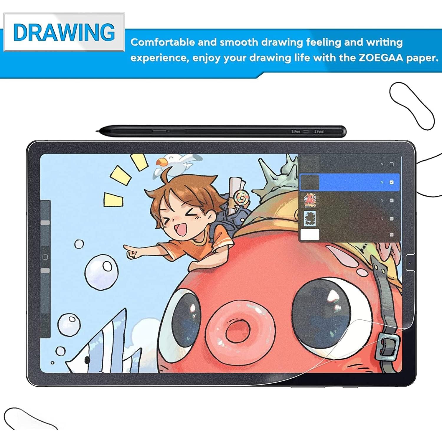 Protector de Pantalla ZOEGAA para Galaxy Tab S9 FE 10.9"