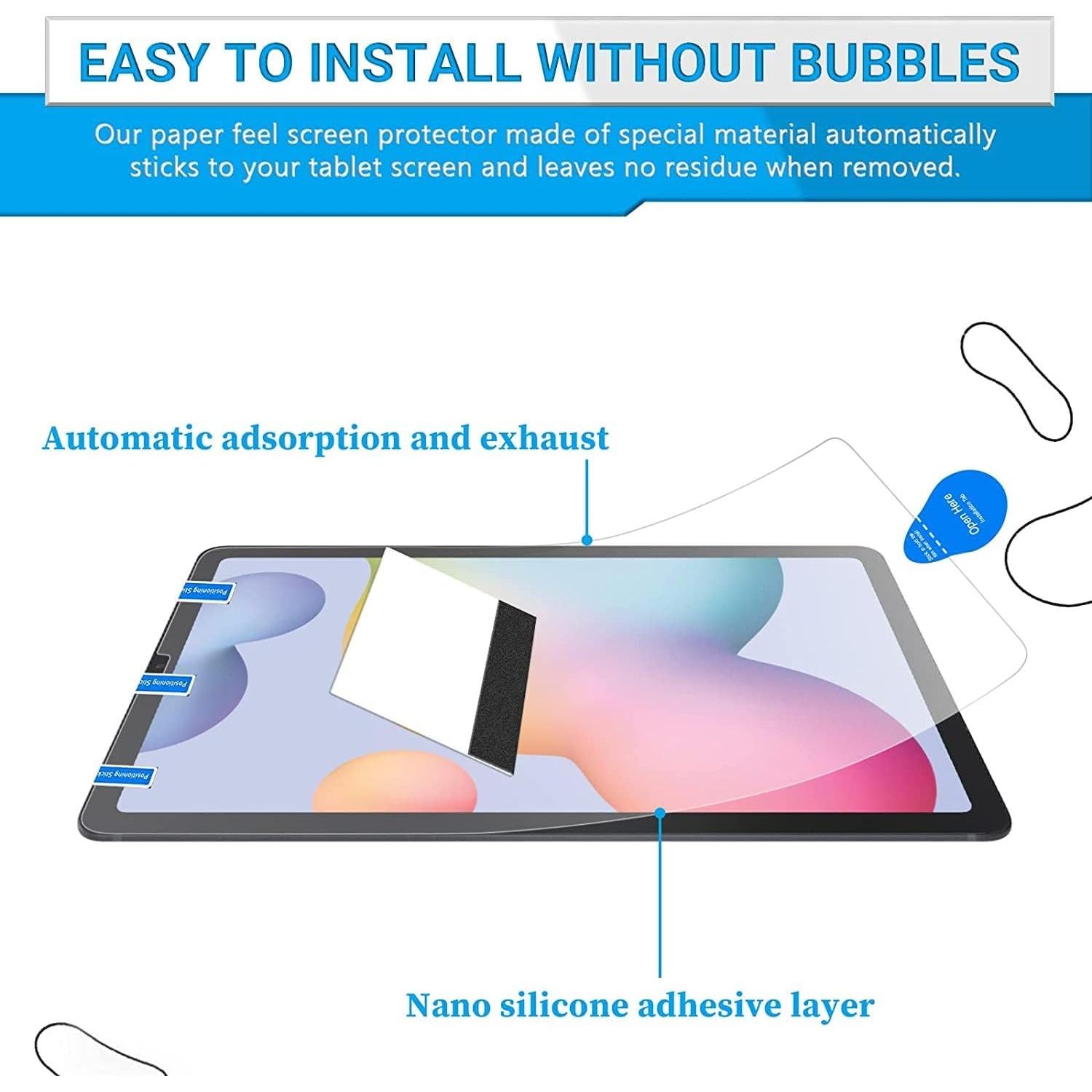 Protector de Pantalla ZOEGAA para Galaxy Tab S9 FE 10.9"