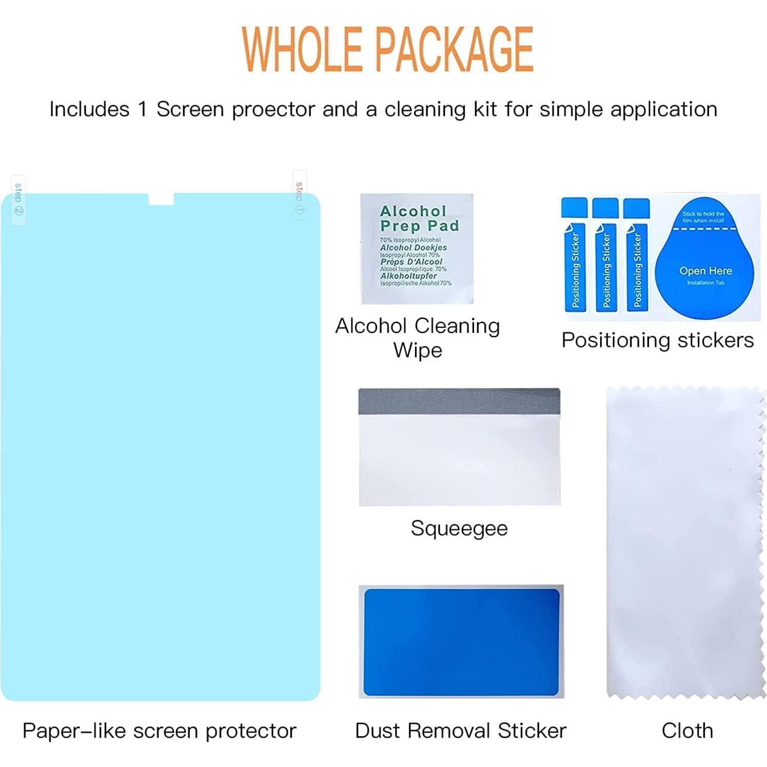 Protector de Pantalla ZOEGAA para Galaxy Tab S9 FE 10.9"