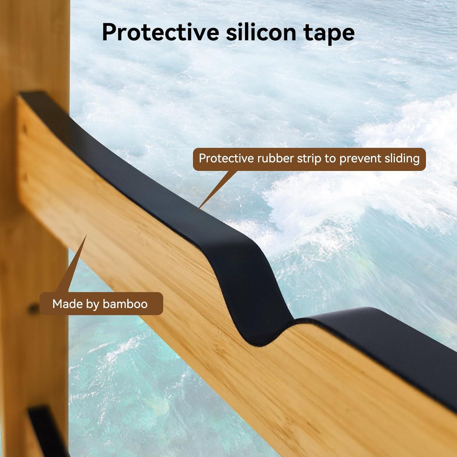 Soporte para Tablas de Surf TWO STONES CJ-OT2202 - Acero Negro