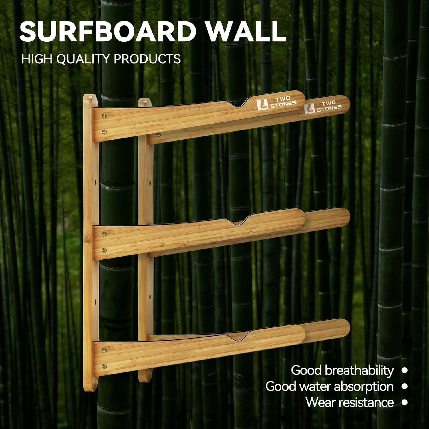 Soporte para Tablas de Surf TWO STONES CJ-OT2202 - Acero Negro