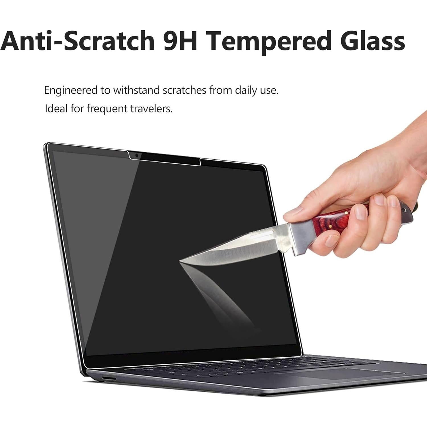 Adeway Protectores de Pantalla Vidrio Templado para Surface Laptop 7 13.8"