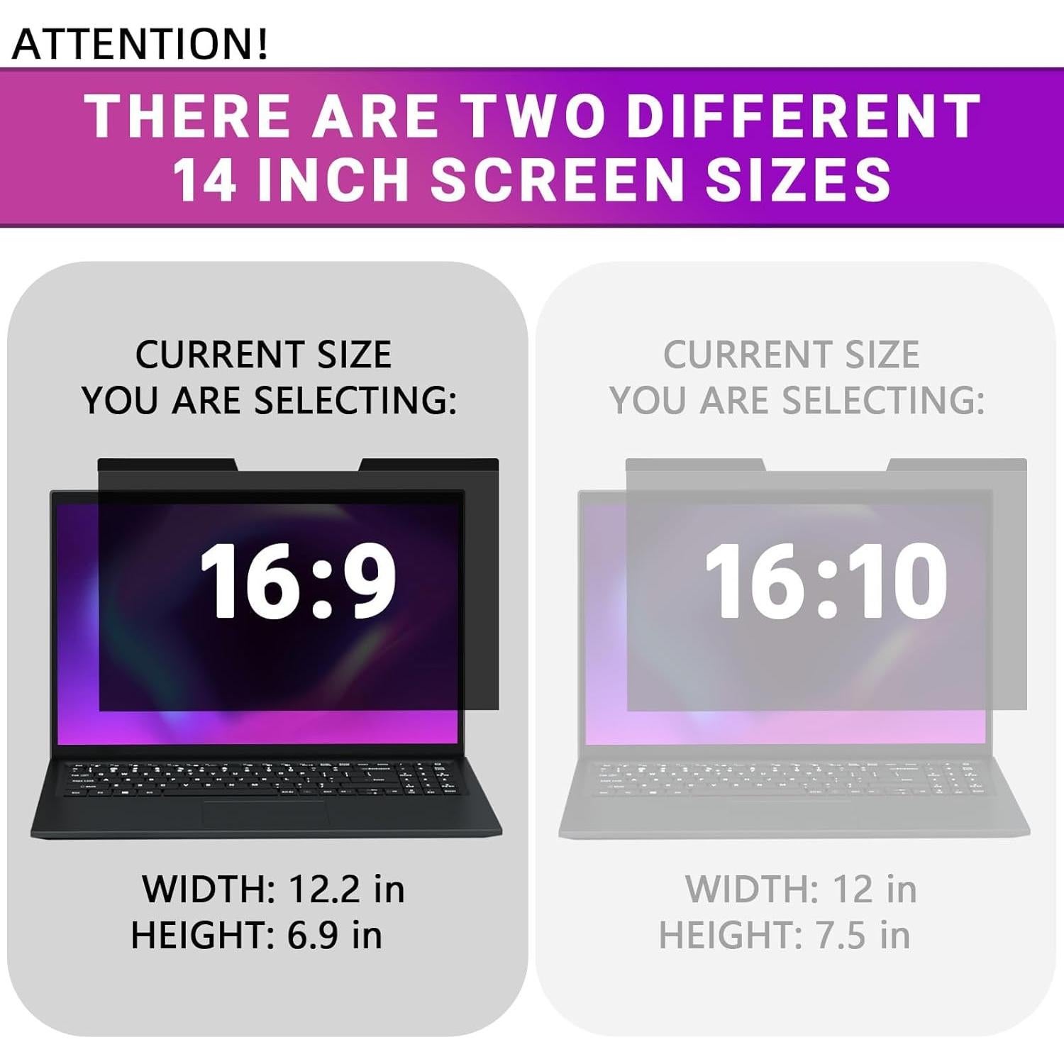 Pantalla de Privacidad Magnética PYS 14" Antirreflejo