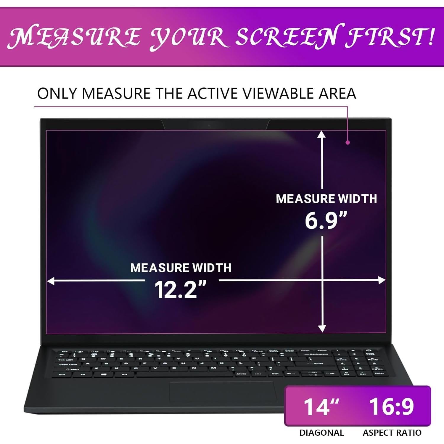 Pantalla de Privacidad Magnética PYS 14" Antirreflejo