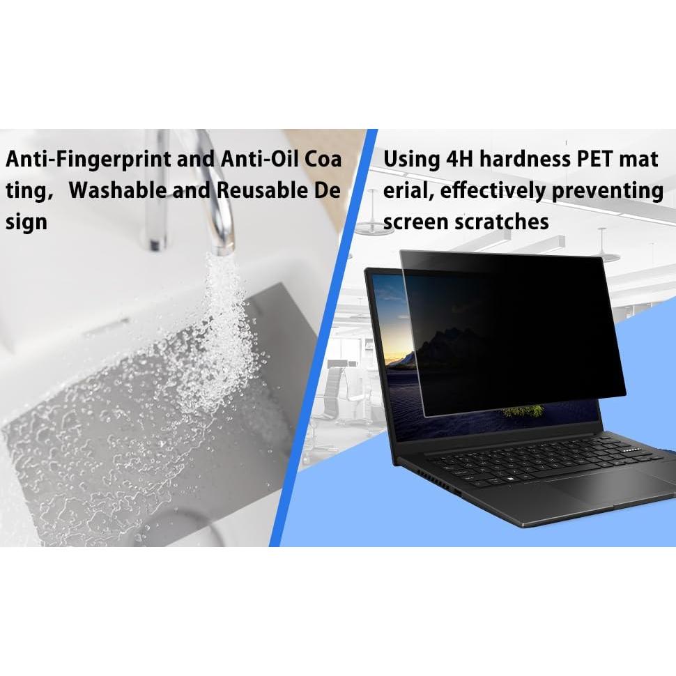 Protector de Pantalla Privada 14" 16:10 HinZann Anti-rayones