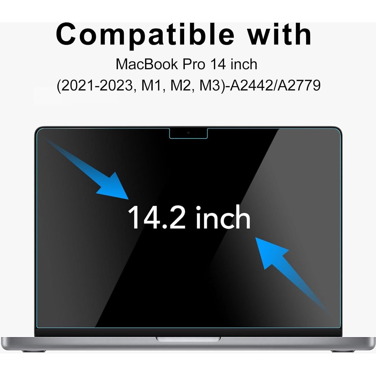 Protector de Pantalla Anti Luz Azul 14.2" YongMai para MacBook Pro M2 Pro 2023