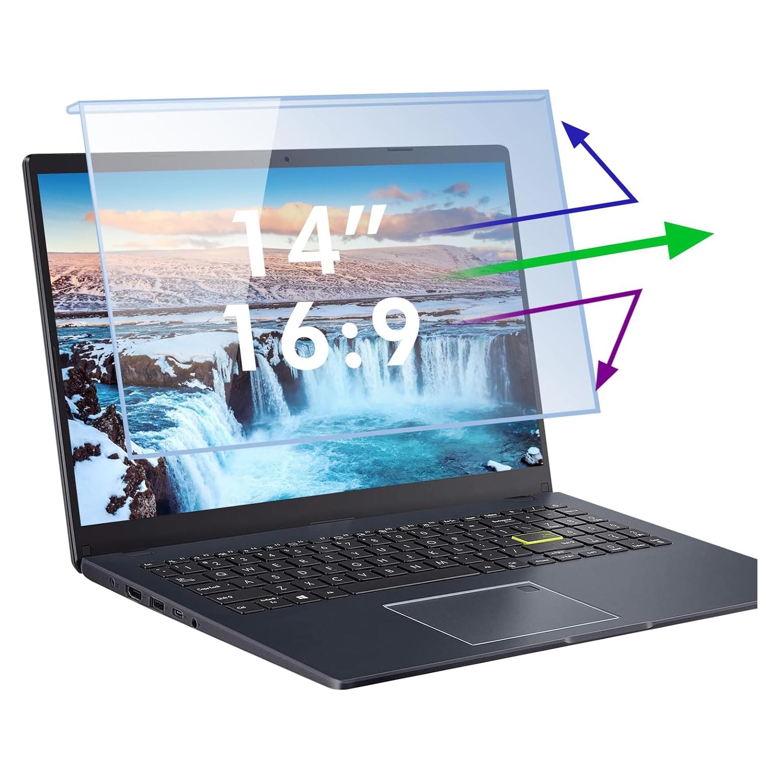 Protector de Pantalla 14" BSPROTE Luz Azul HD Anti-Rasguños