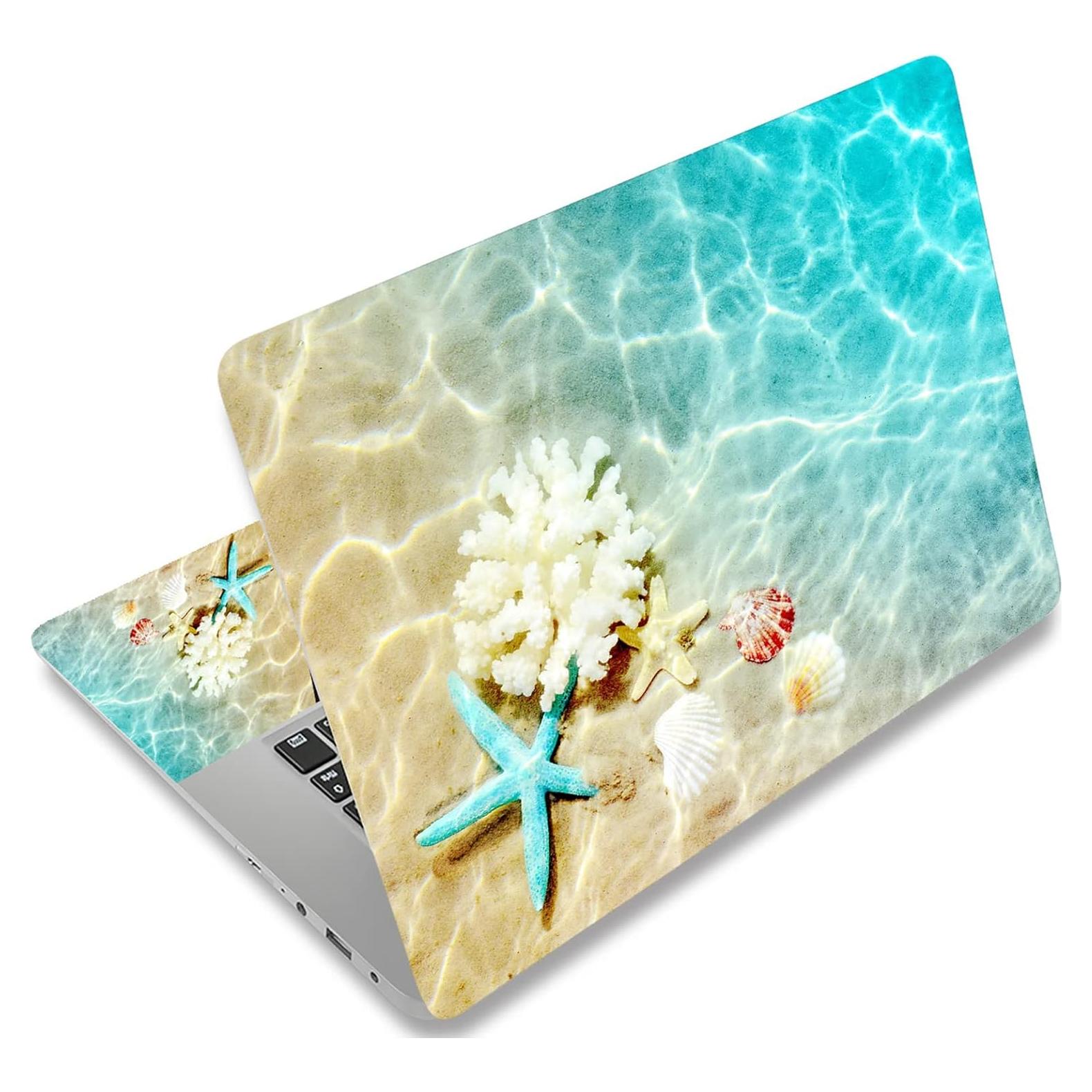 icolor Pegatina para Laptop Estrella de Mar 15.6" Universal