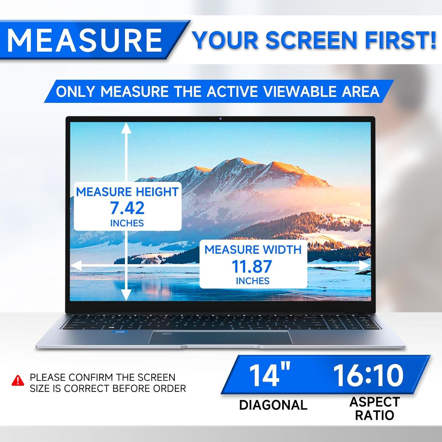 Pantalla de Privacidad ZOEGAA 14" 360° Anti-reflejo 16:10