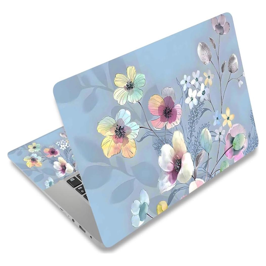 Calcomanía para Laptop Baocool Flores Bonitas 1 39x27 cm