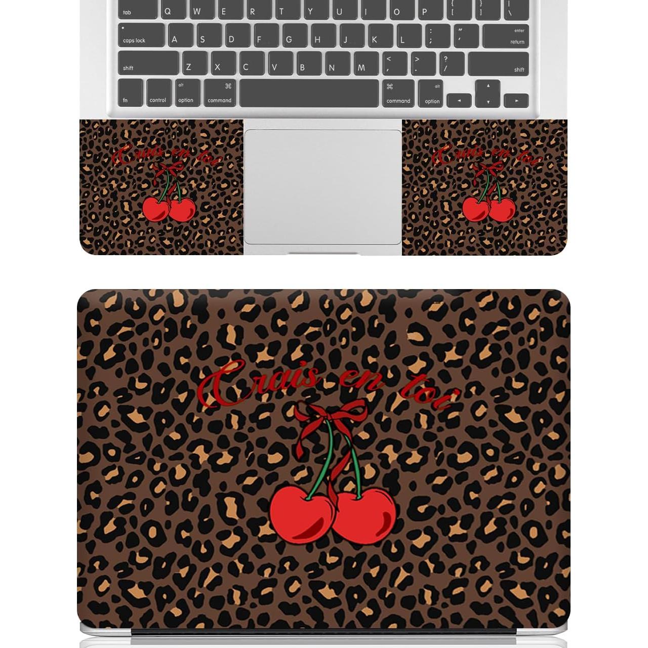 Calcomanía Universal para Laptop NXZGO 15.6" Leopardo y Cereza