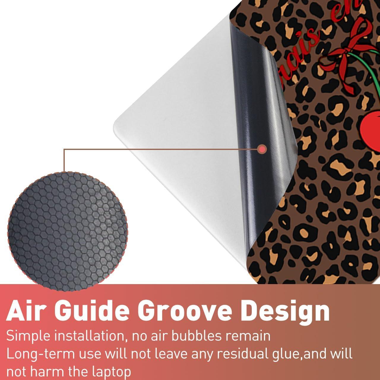 Calcomanía Universal para Laptop NXZGO 15.6" Leopardo y Cereza
