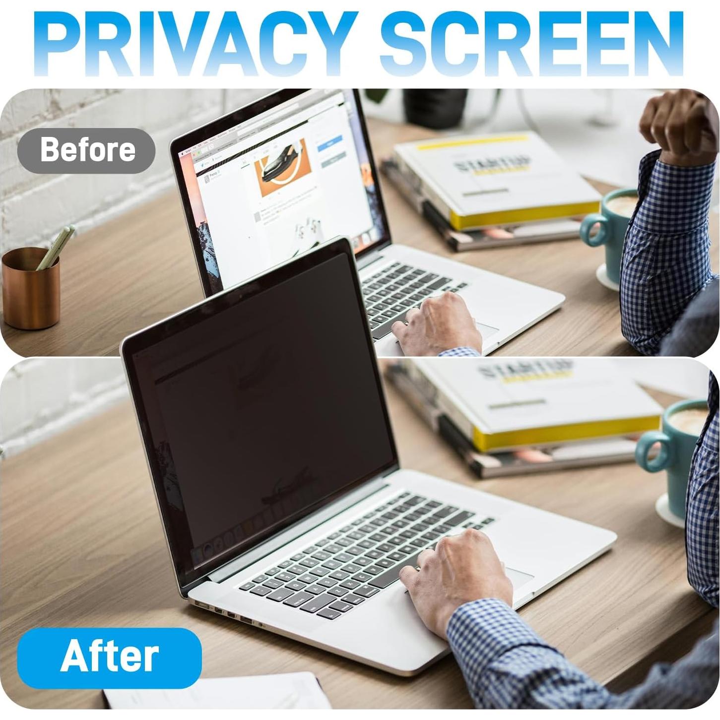 Protector de Pantalla de Privacidad 13.3" RVAPU Antirreflejo