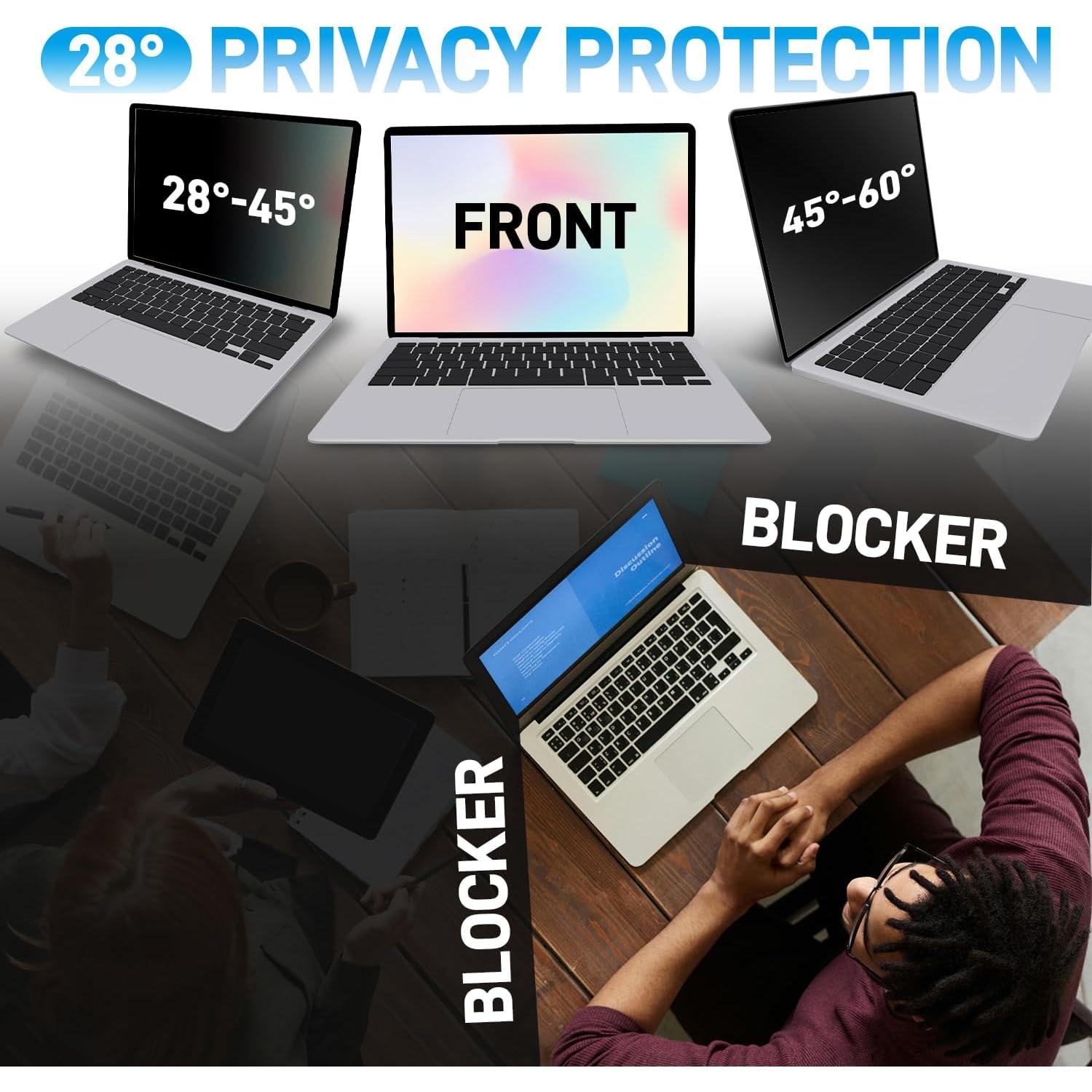 Protector de Pantalla de Privacidad 13.3" RVAPU Antirreflejo