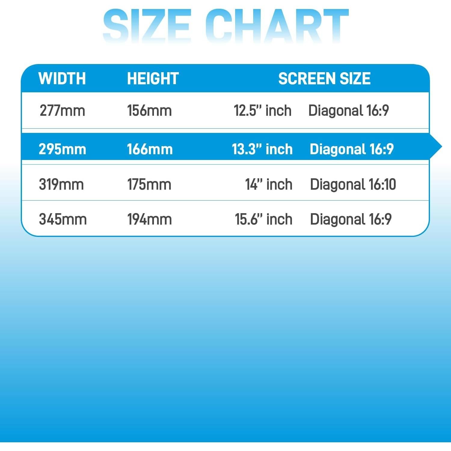 Protector de Pantalla de Privacidad 13.3" RVAPU Antirreflejo