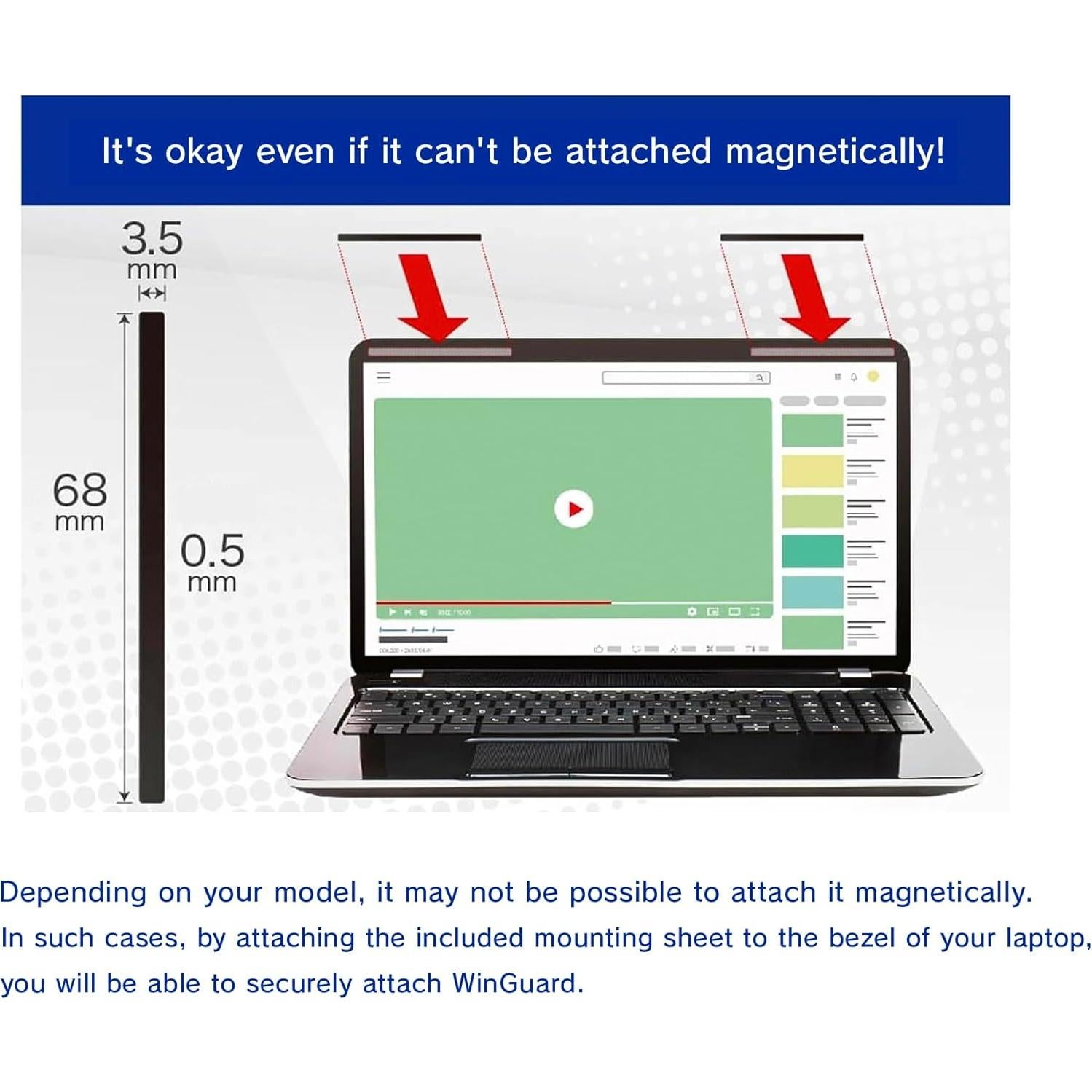Filtro de Privacidad Magnético UNIQSTYLE 14" Antirreflejo