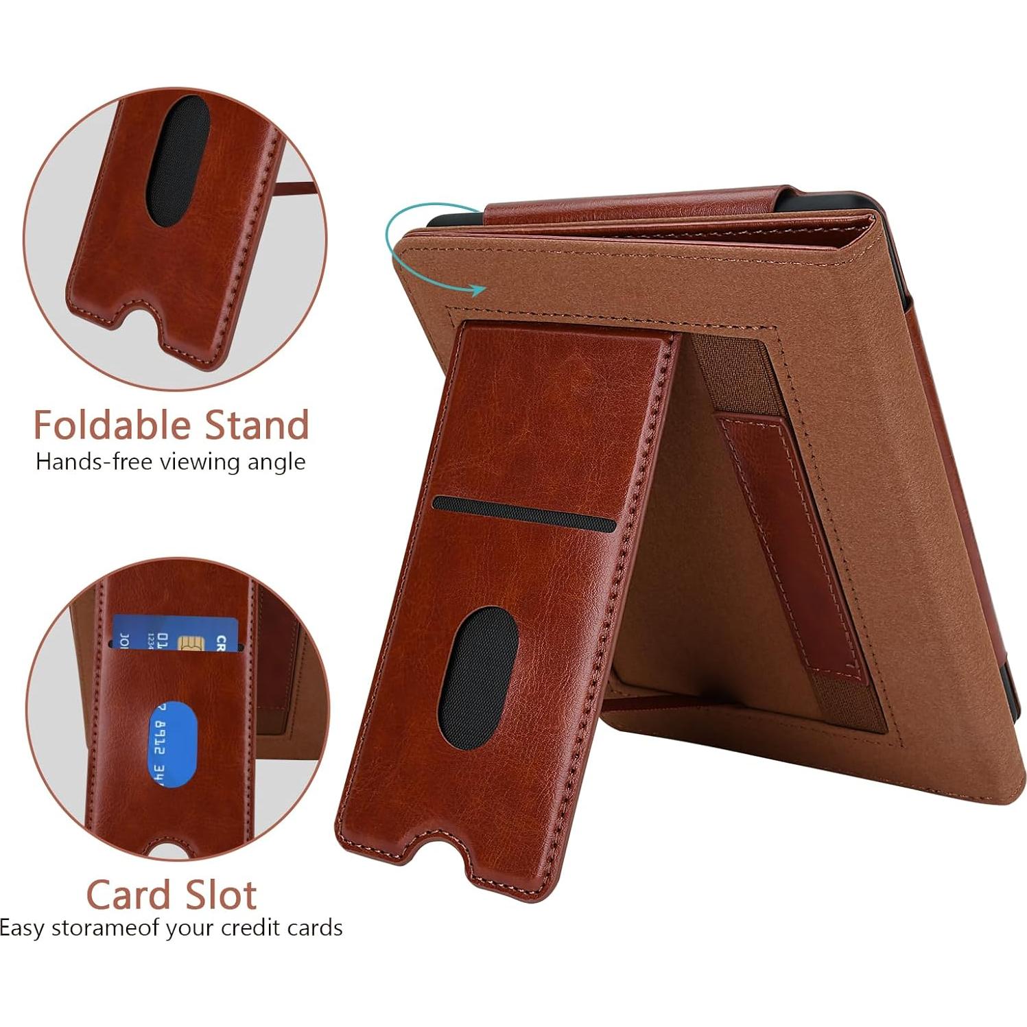 Funda COO para Kindle Paperwhite 6.8"/7" Cuero PU con Soporte
