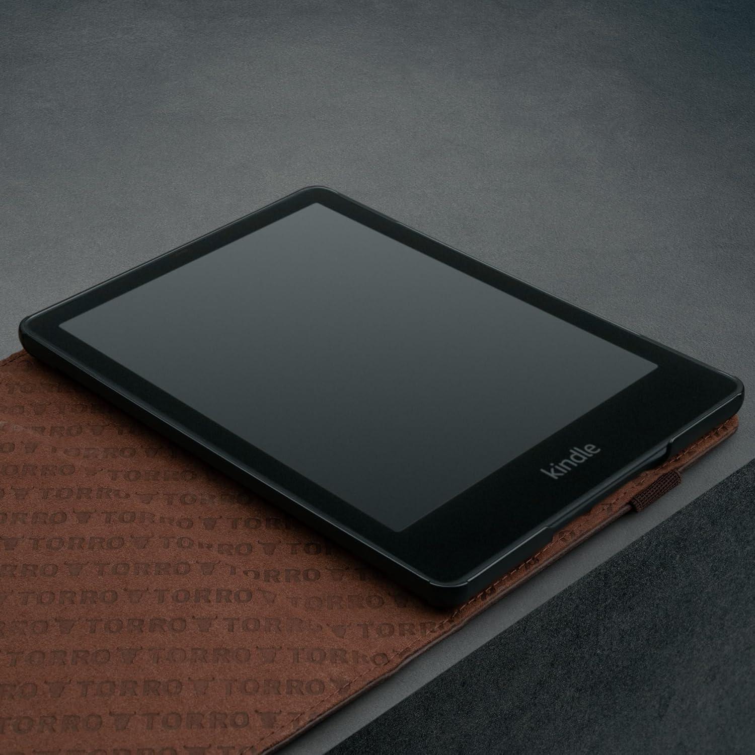 Funda de cuero TORRO para Kindle Paperwhite y Colorsoft 2024