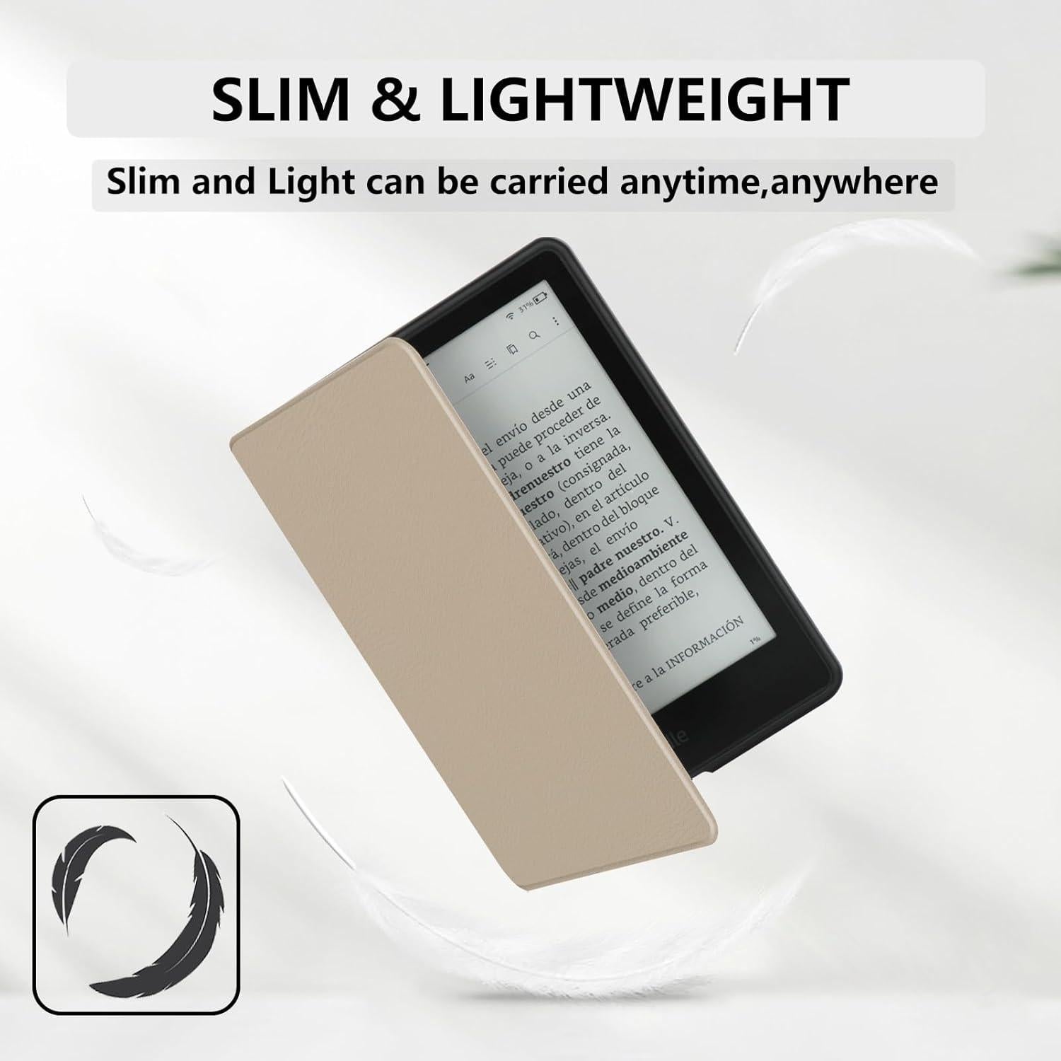 Funda MOROCK para Kindle Paperwhite 2024 - Café Avena