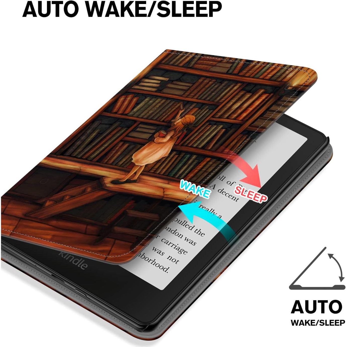 Funda Ayotu para Kindle Paperwhite 2021 - Auto Despertar, PU