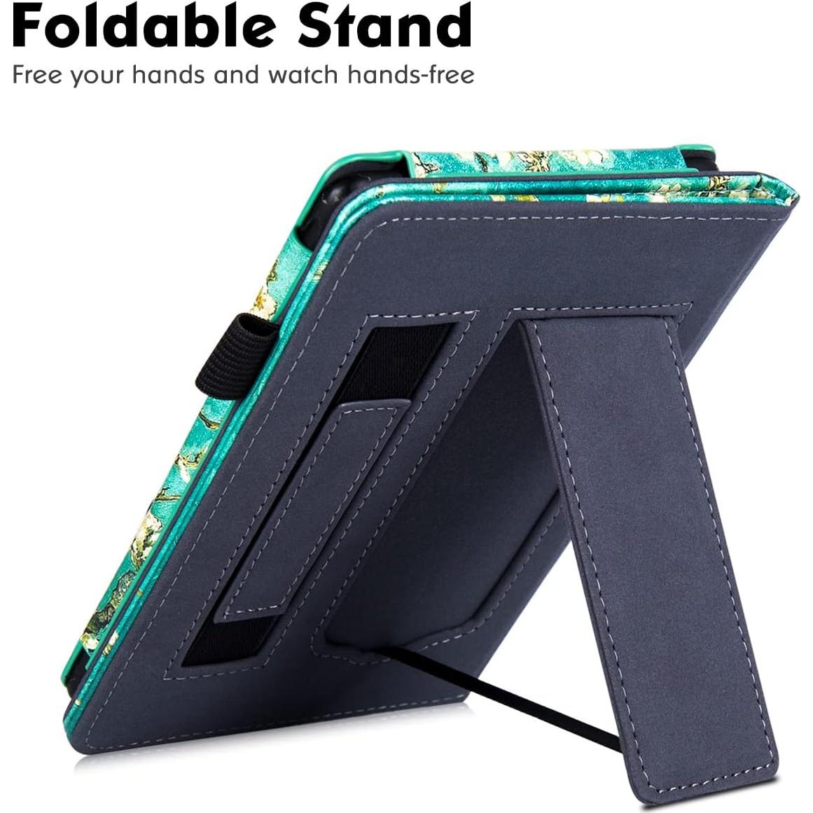 Funda BOZHUORUI para Kindle Paperwhite 6" 5ª/6ª/7ª/10ª Gen con Soporte