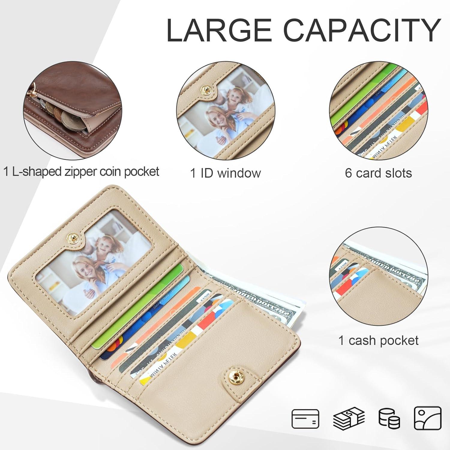 Cartera APHISON Girasol RFID de Cuero para Mujeres