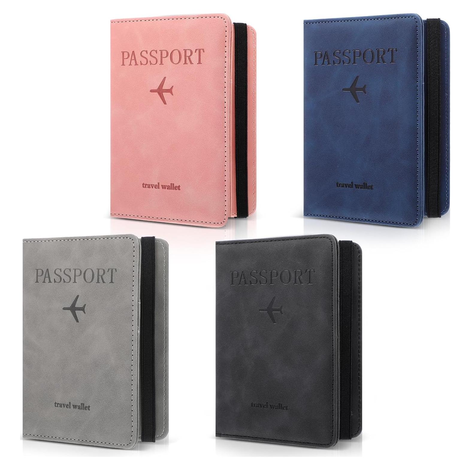 Combo 4 Fundas para Pasaporte y Tarjeta de Vacuna Mekueeex