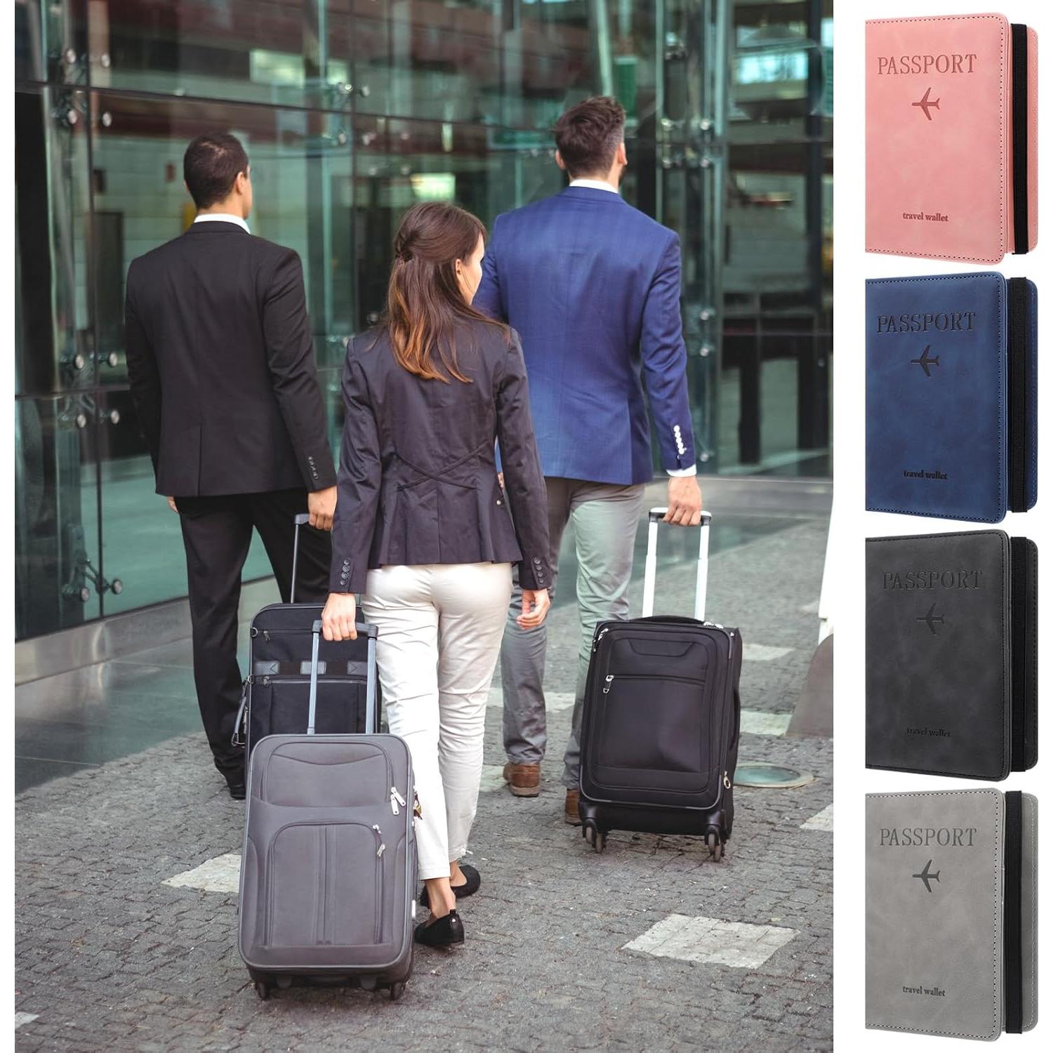 Combo 4 Fundas para Pasaporte y Tarjeta de Vacuna Mekueeex