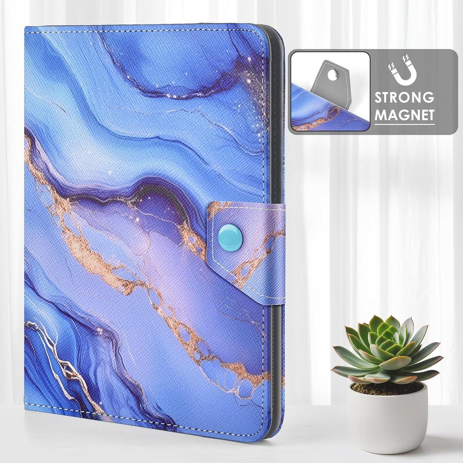 Funda Universal para Tableta 8-8.9" DETUOSI Cuero PU Azul