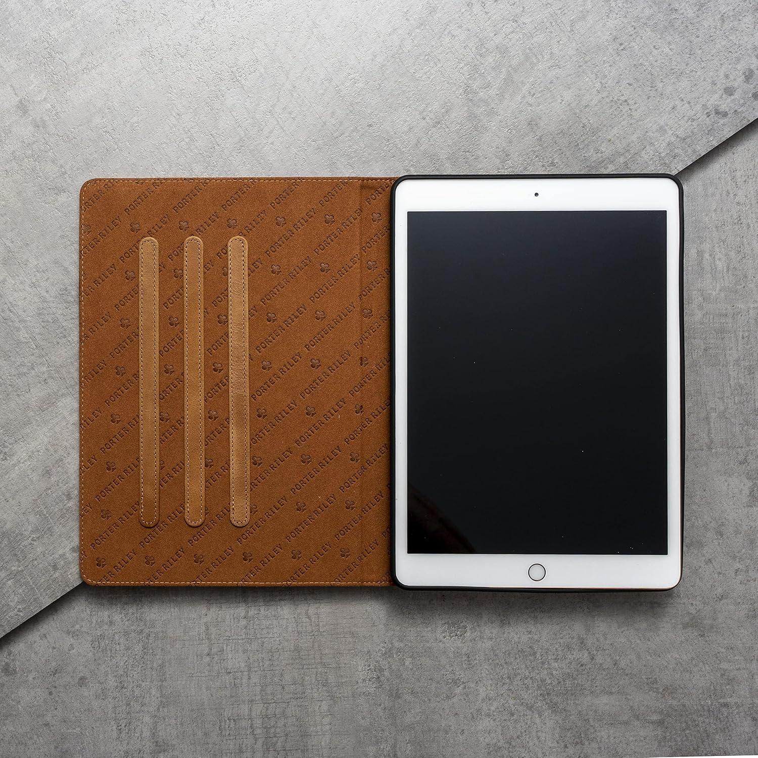 Funda de Cuero Porter Riley para iPad Air 13" (2025/2024) Marrón Claro