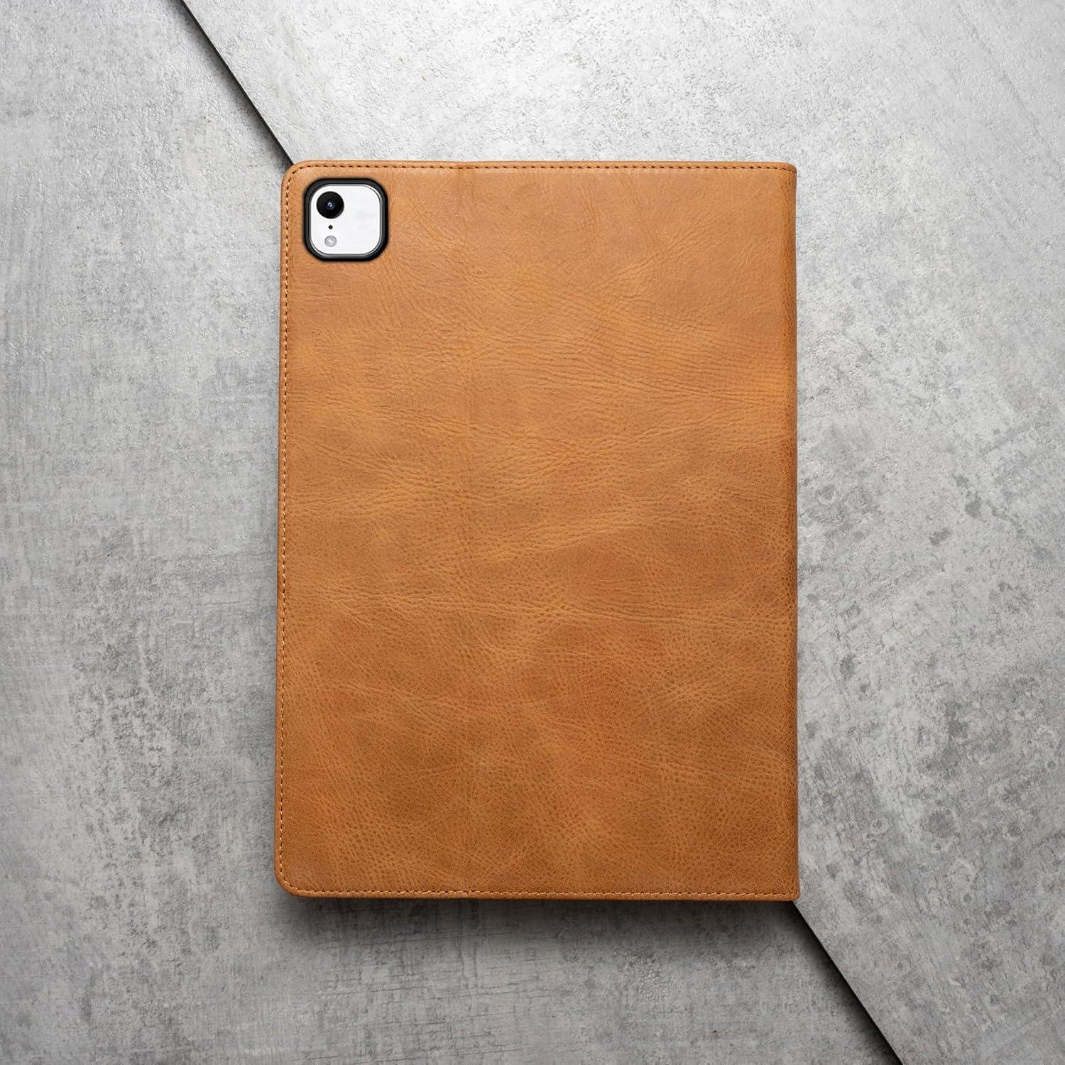Funda de Cuero Porter Riley para iPad Air 13" (2025/2024) Marrón Claro