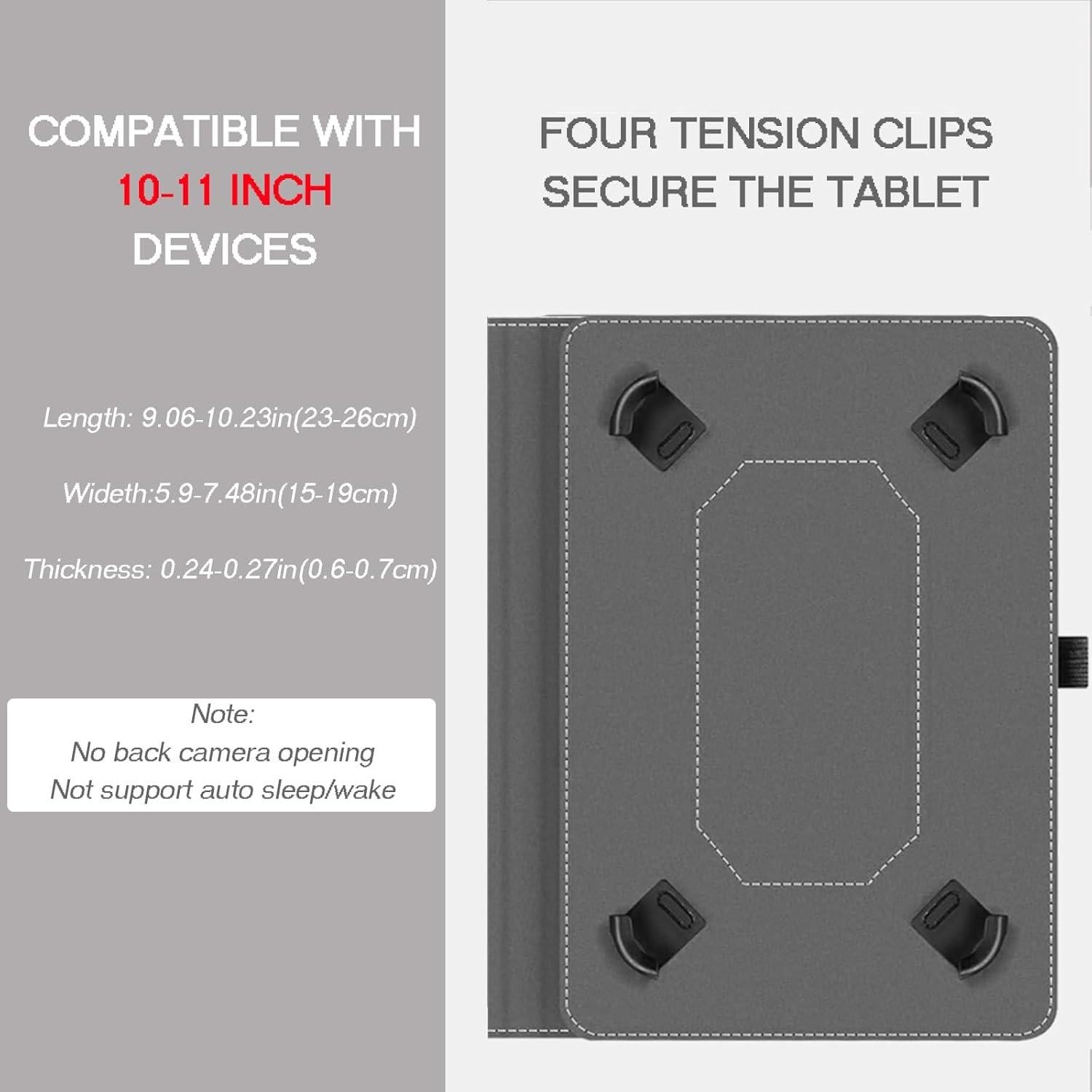 Funda Universal Junfire para Tableta 10-11" con Soporte Stylus